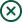 artificial grass white close icon