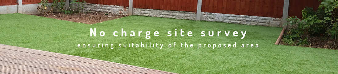 no charge artificial grass strip
